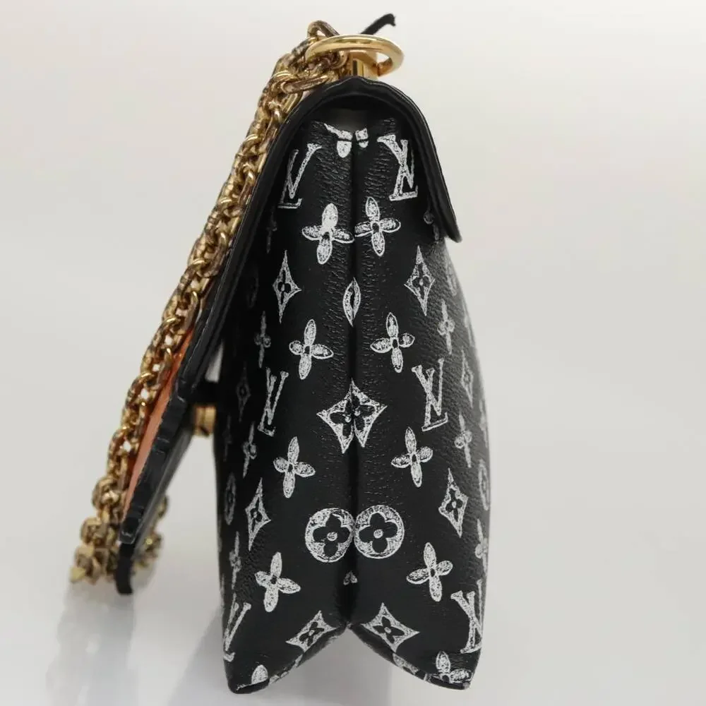 LOUIS VUITTON Catgram Cat Pochette Shoulder Bag Black M52935